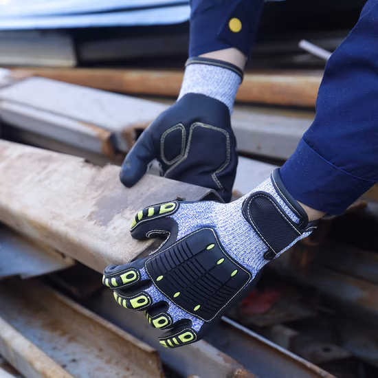 Gant de protection en Latex Nitrile résistant aux coupures pour le travail des mécaniciens industriels sans couture