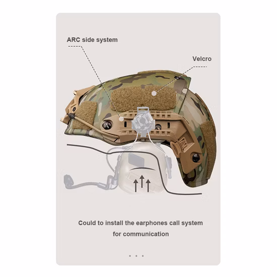 Casque anti-balles Nij Combat Fast Mich en couleur Multicam Cp