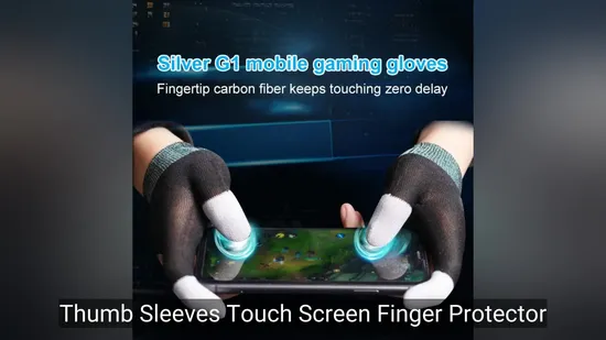 Gants de jeu avec protège-doigts pour écran tactile, manchons pour les pouces