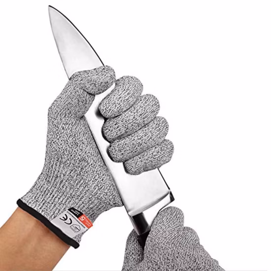 Gants résistants aux coupures, gants de sécurité de qualité alimentaire, gants Anti-coupure de cuisine pour la coupe, gants de travail de coupe de niveau 5